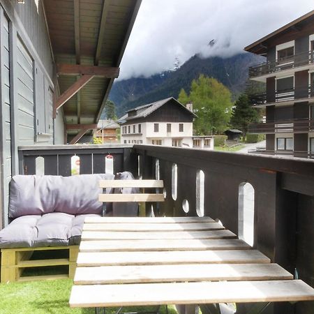 Les Dryades - Renove - Balcon Avec Vue Mt Blanc Les Houches Exterior photo