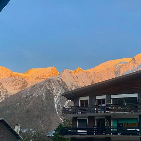 Les Dryades - Renove - Balcon Avec Vue Mt Blanc Les Houches Exterior photo