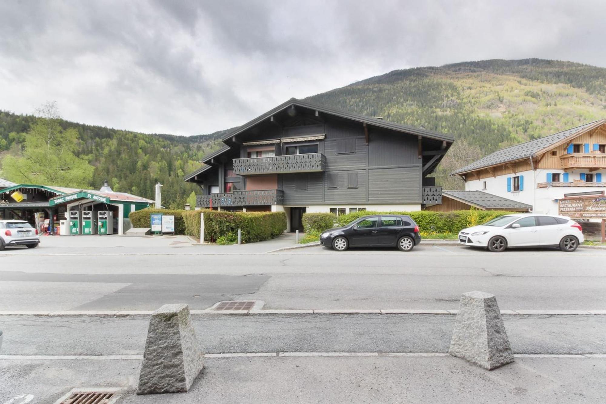 Les Dryades - Renove - Balcon Avec Vue Mt Blanc Les Houches Exterior photo